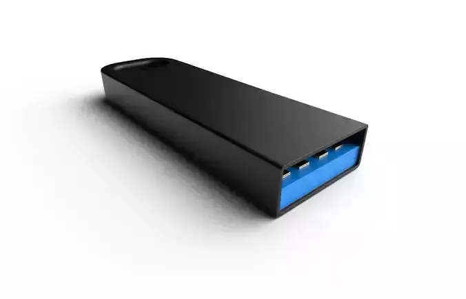 Usb Drive  M03 Low-poly 3D model