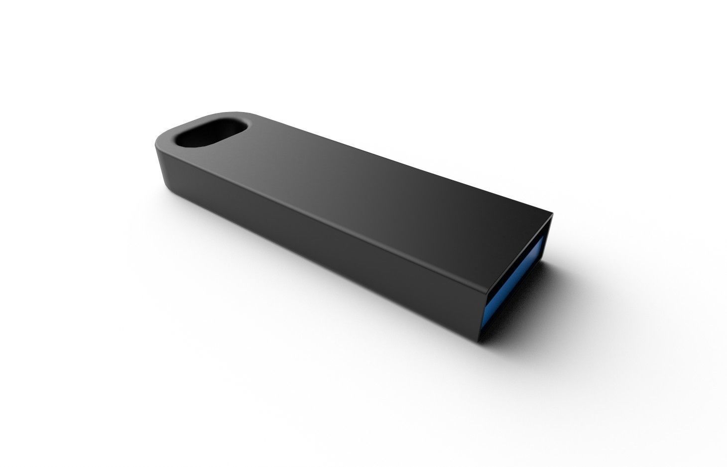 Usb Drive  M03 Low-poly 3D model_4