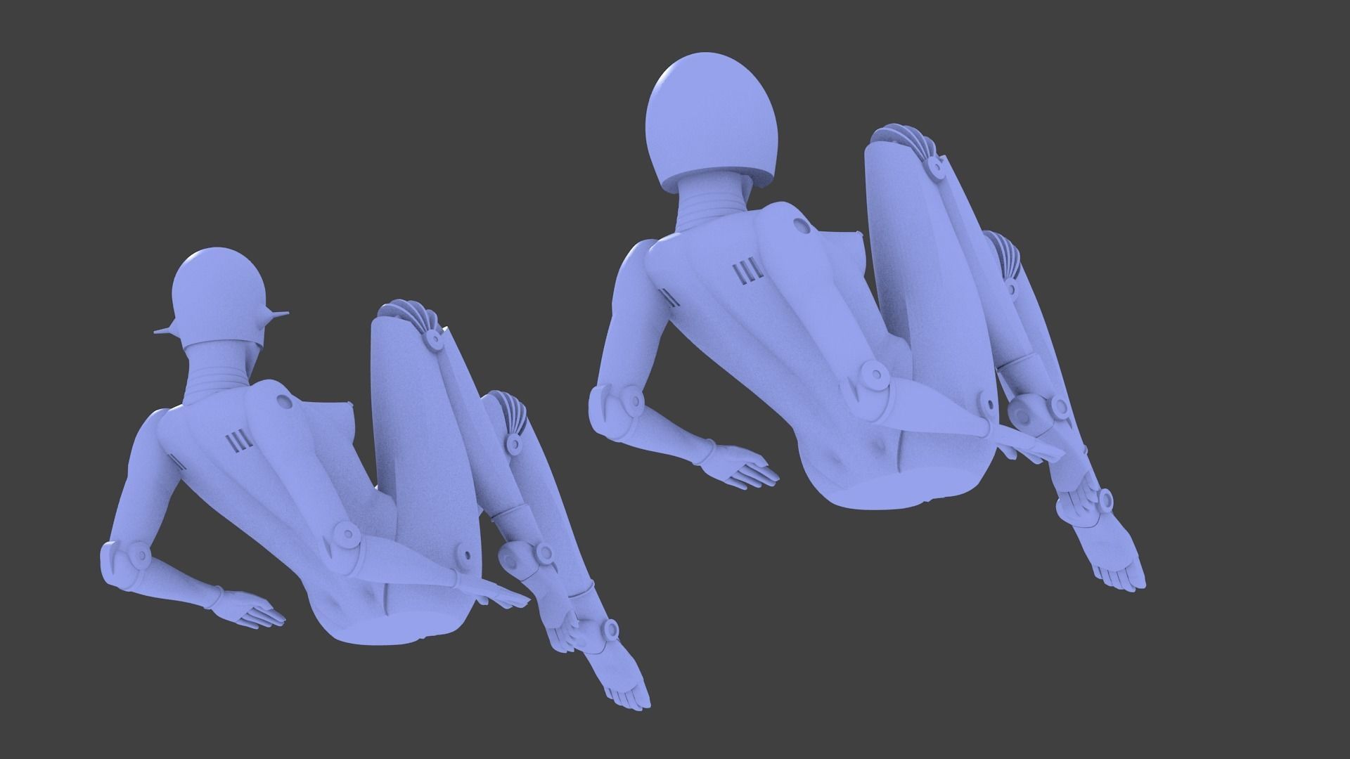 sexy robot 3D print model 3D print model_6