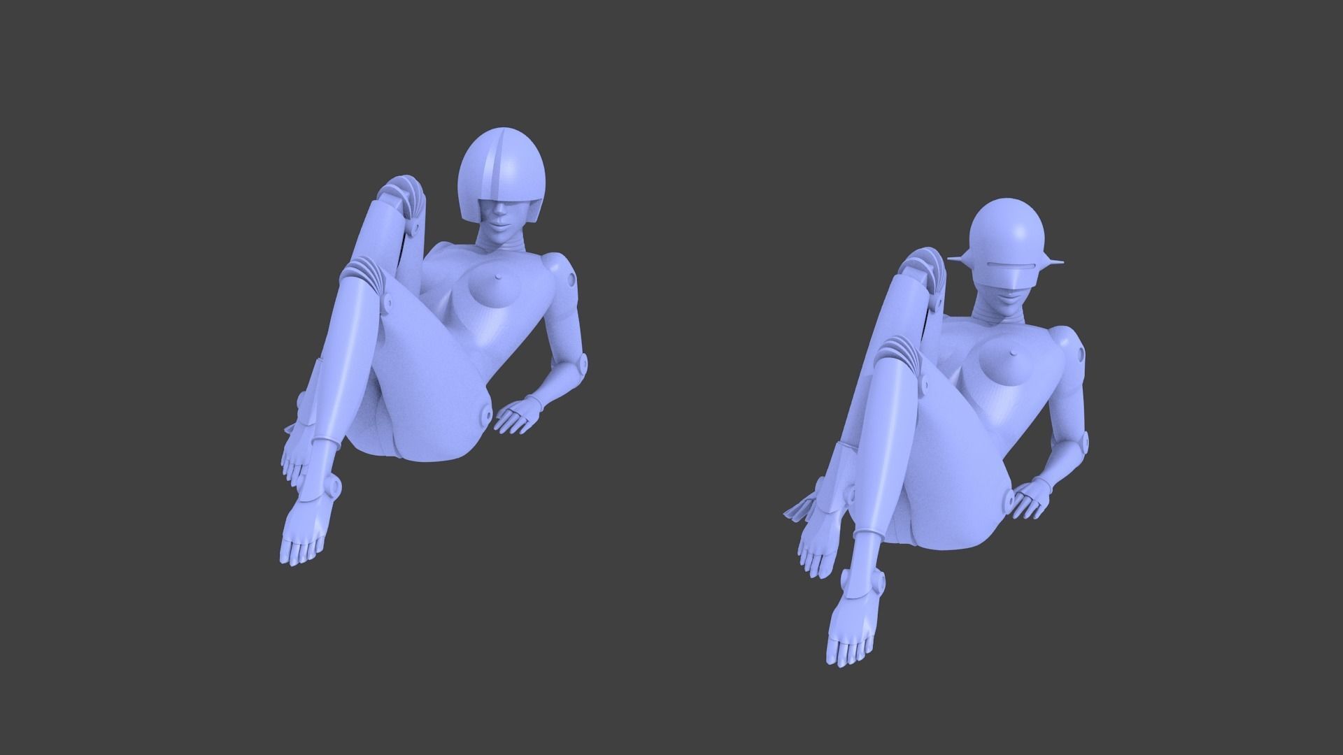 sexy robot 3D print model 3D print model_4