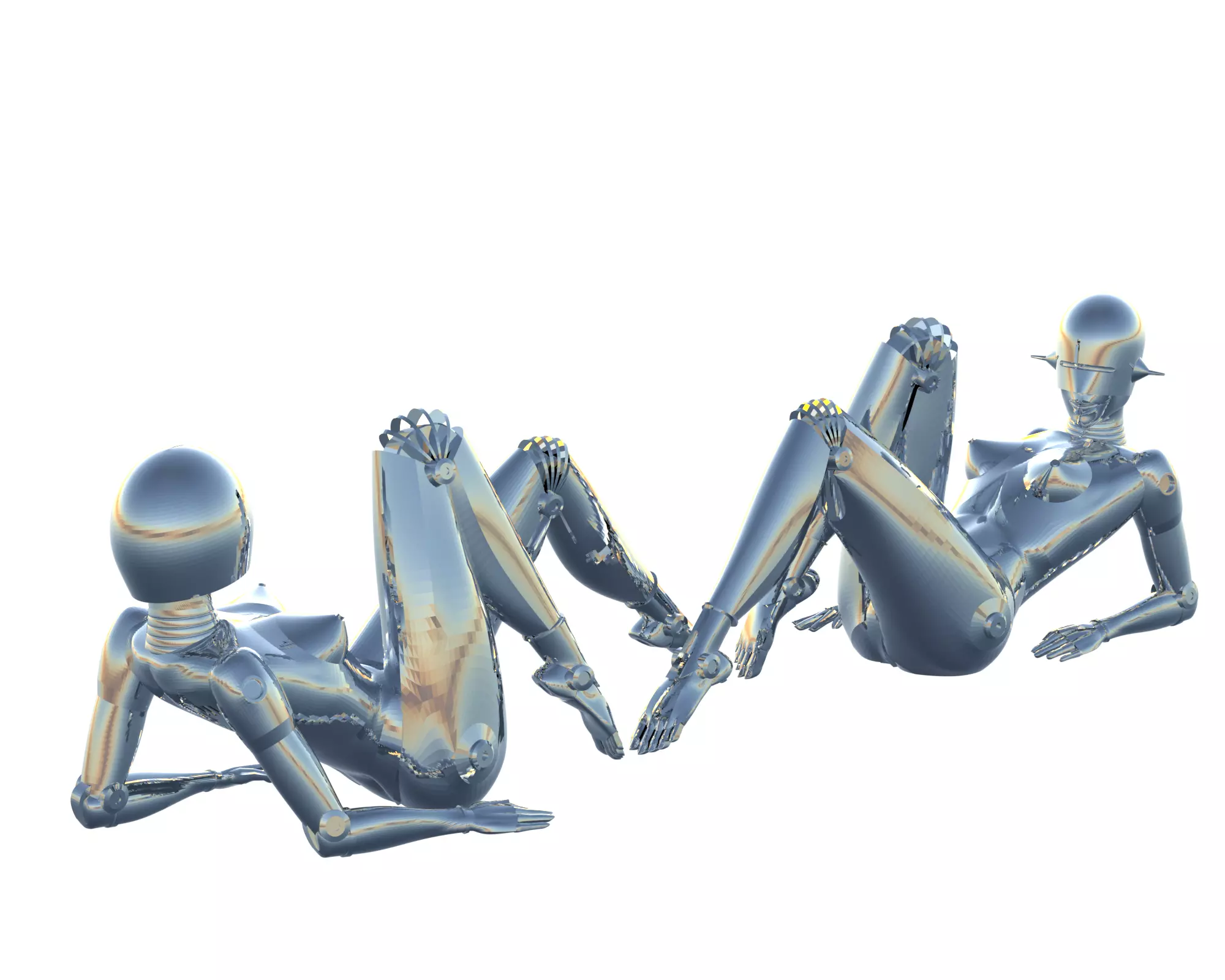 sexy robot 3D print model 3D print model_0