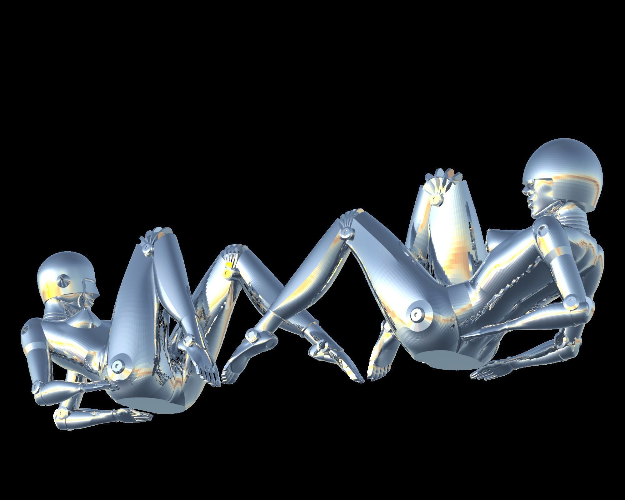 sexy robot 3D print model 3D print model_1