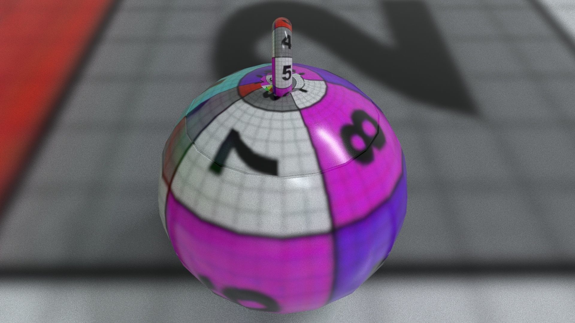 laos Hoppity Hop playball Low-poly 3D model_14