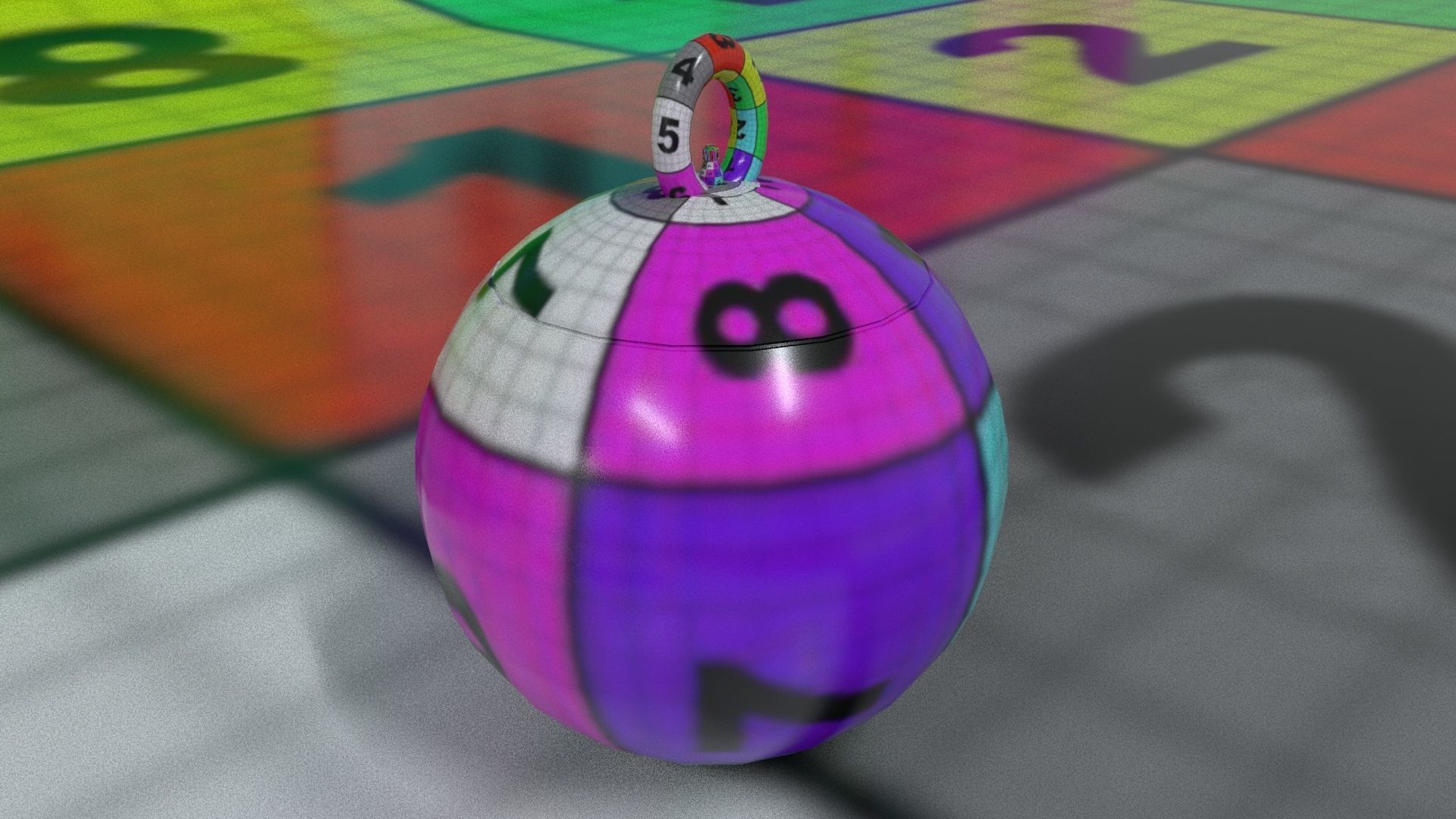 laos Hoppity Hop playball Low-poly 3D model_11