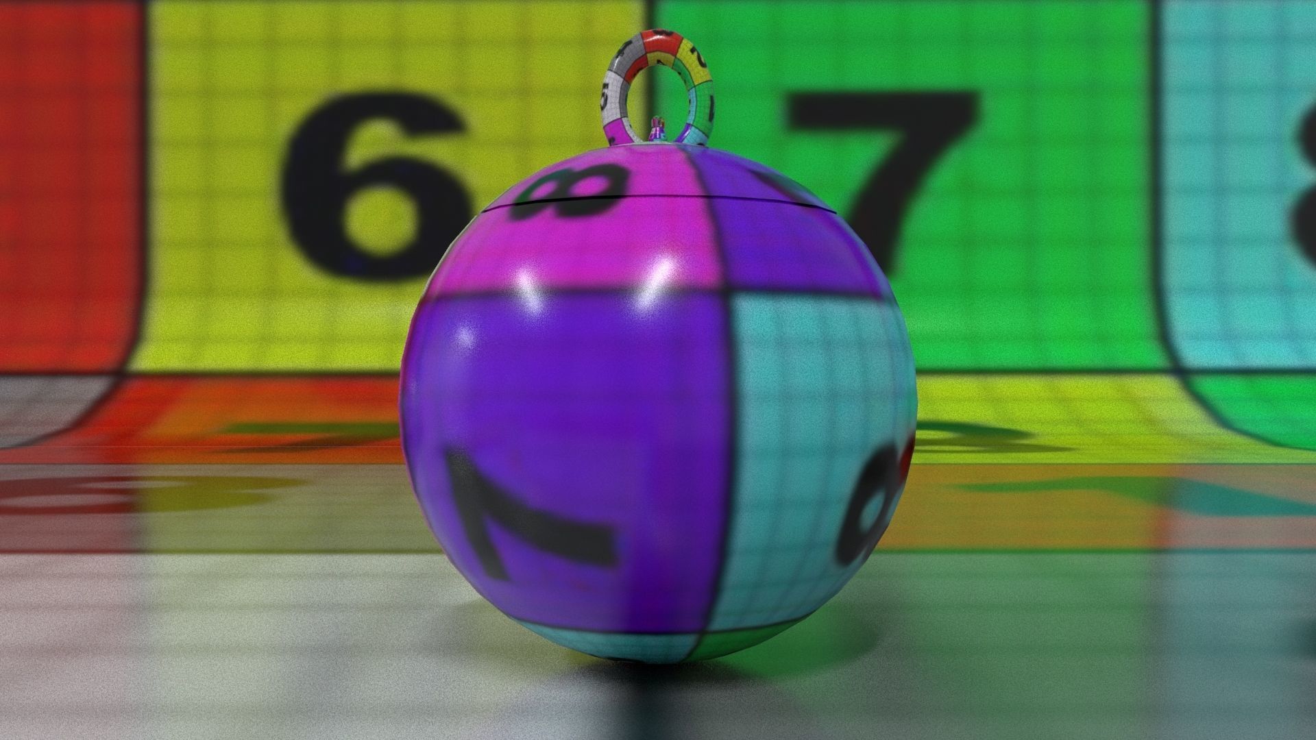 laos Hoppity Hop playball Low-poly 3D model_10