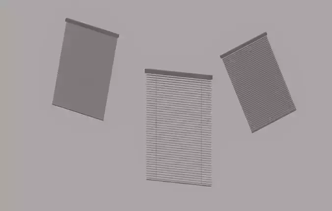 Blinds Low-poly 3D model