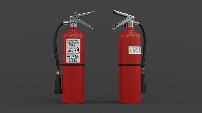 Fire Extinguisher 3D model