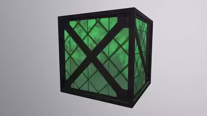 Box Valorant Low-poly 3D model