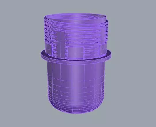 douille E27 Free 3D model