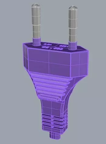 Prise electrique Free 3D model