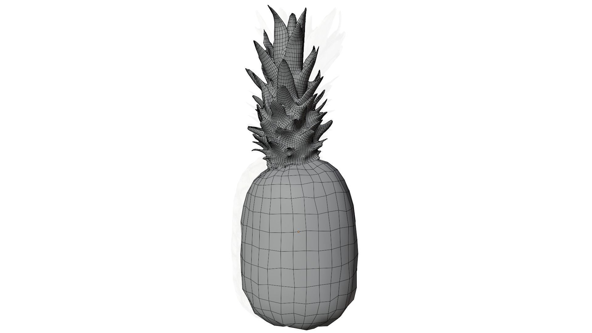 Pineapple 3D model_7