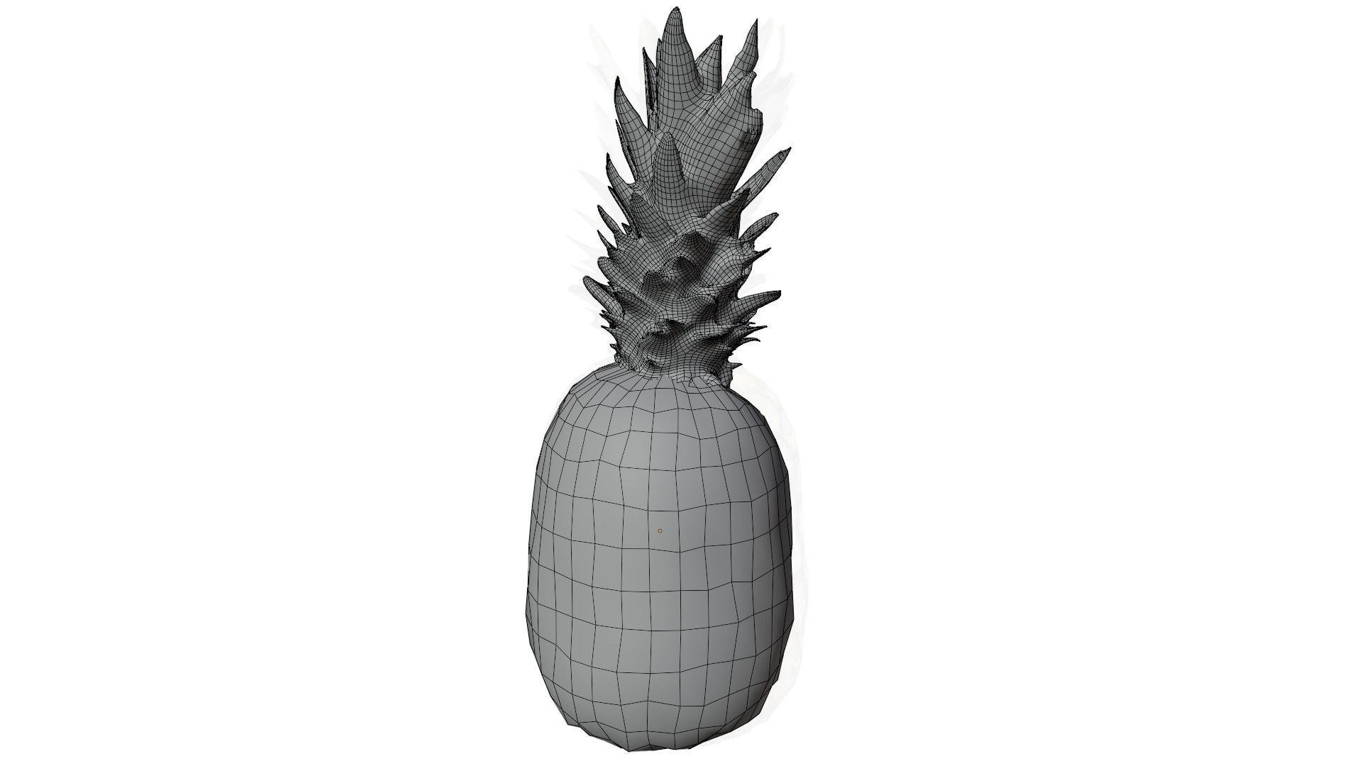 Pineapple 3D model_10