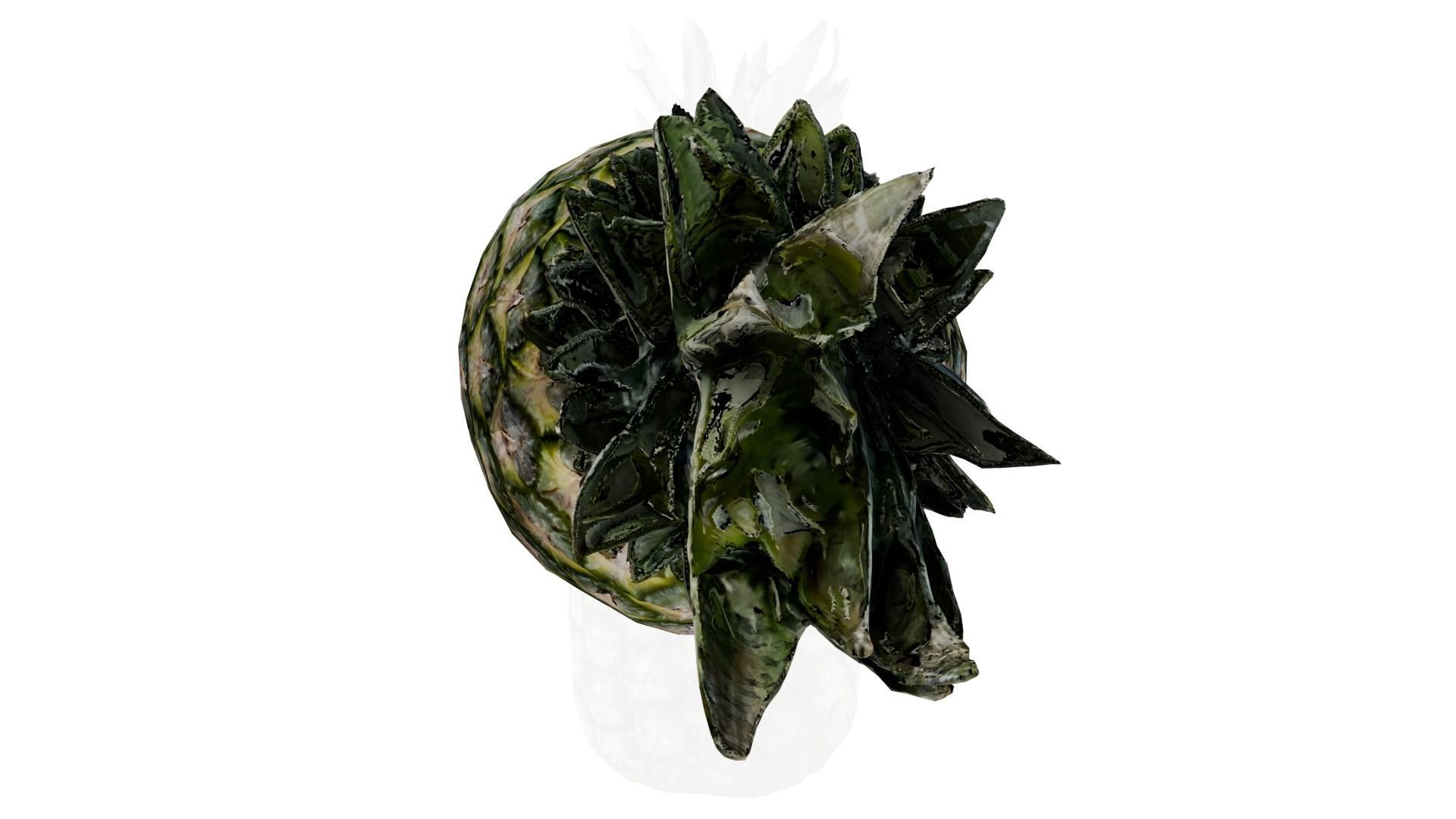 Pineapple 3D model_5