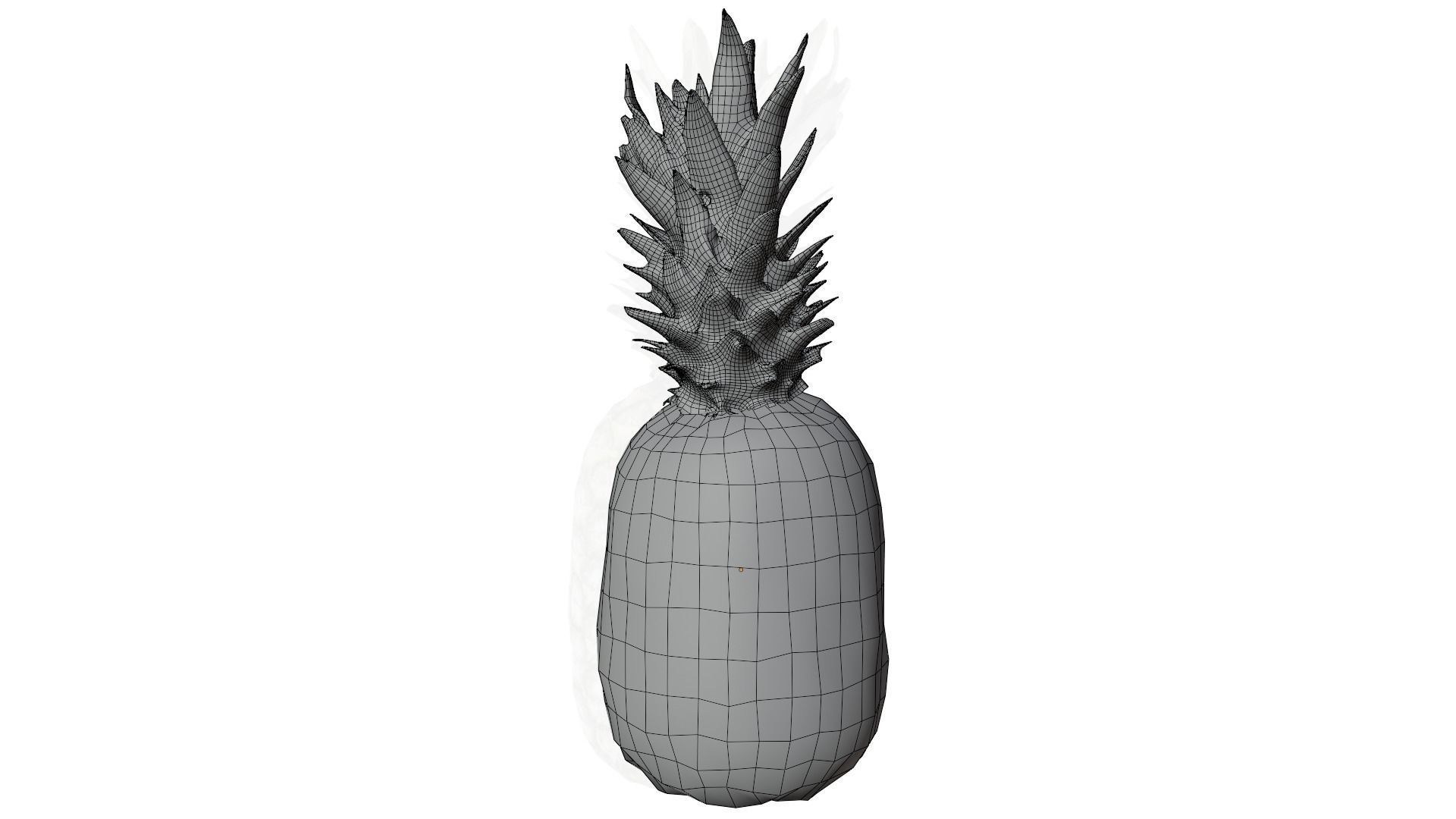 Pineapple 3D model_8
