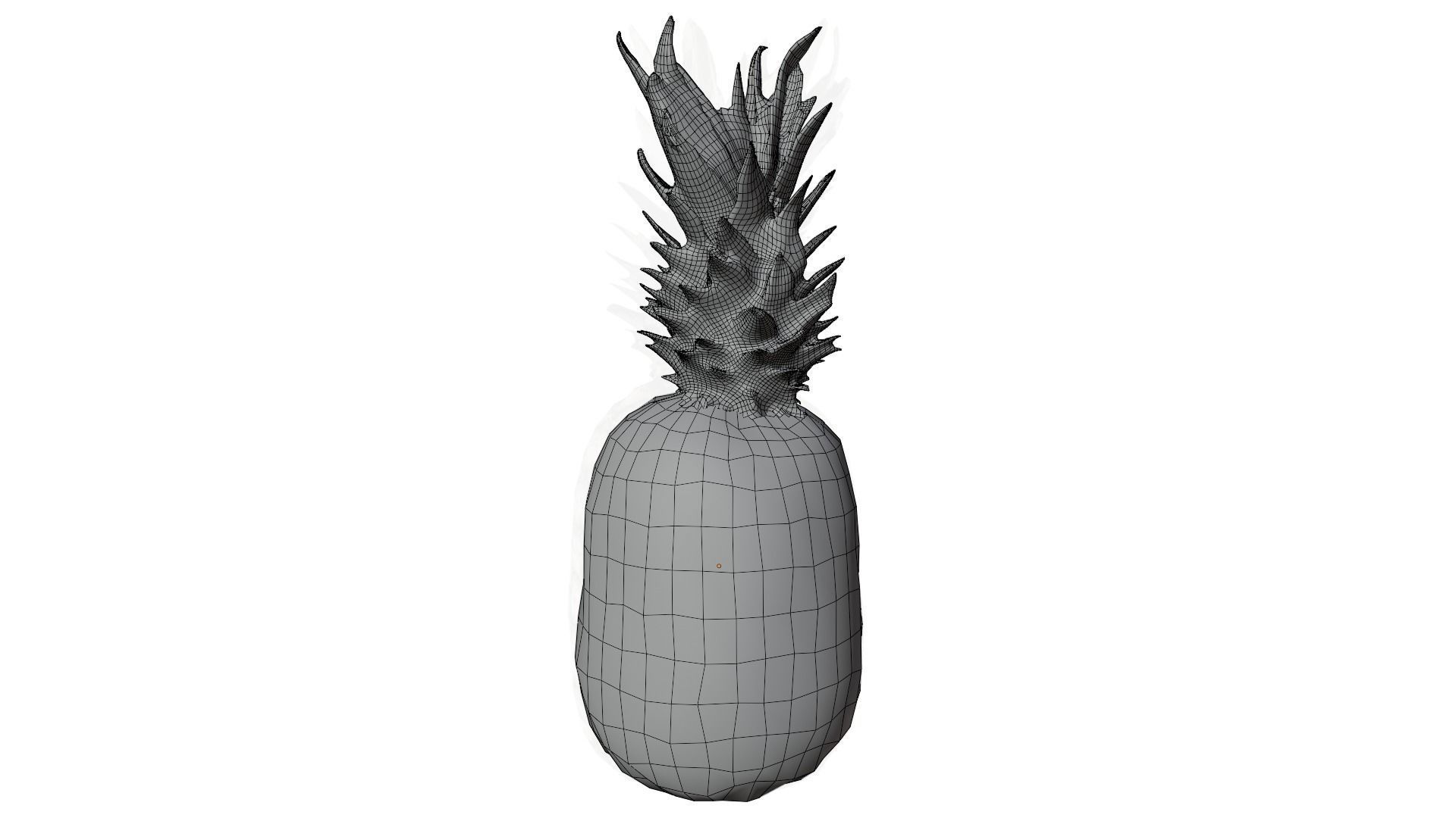 Pineapple 3D model_9