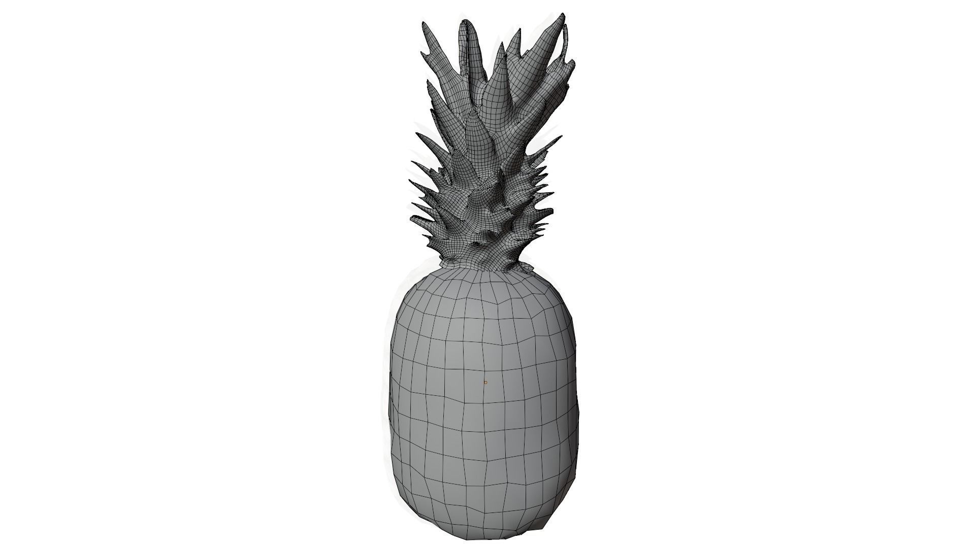 Pineapple 3D model_11