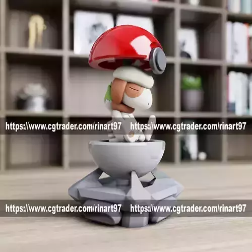 Smeargle in the pokeball from Pokemon