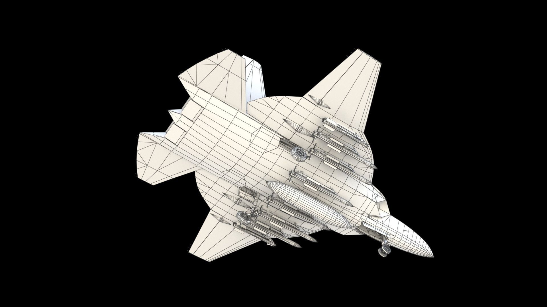 I-2000 LFS Integral-2010 Fighter jet 3D model_23