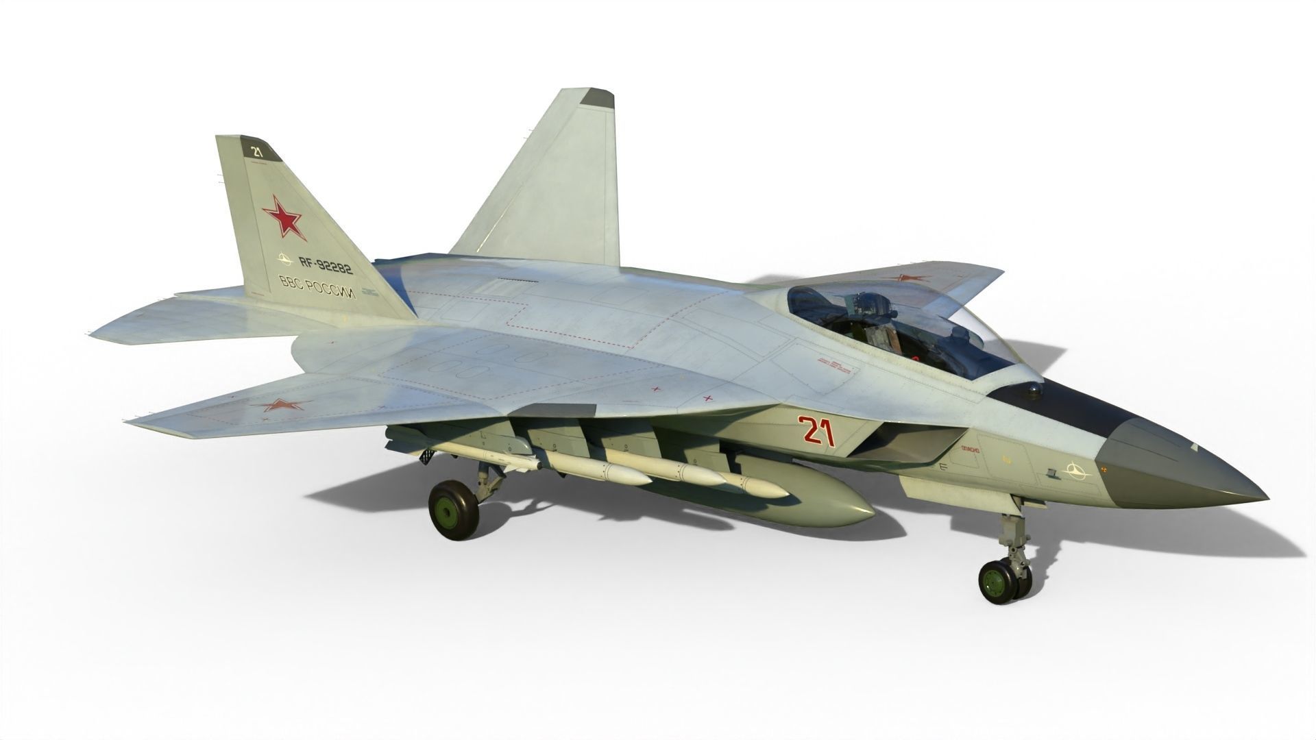 I-2000 LFS Integral-2010 Fighter jet 3D model_6