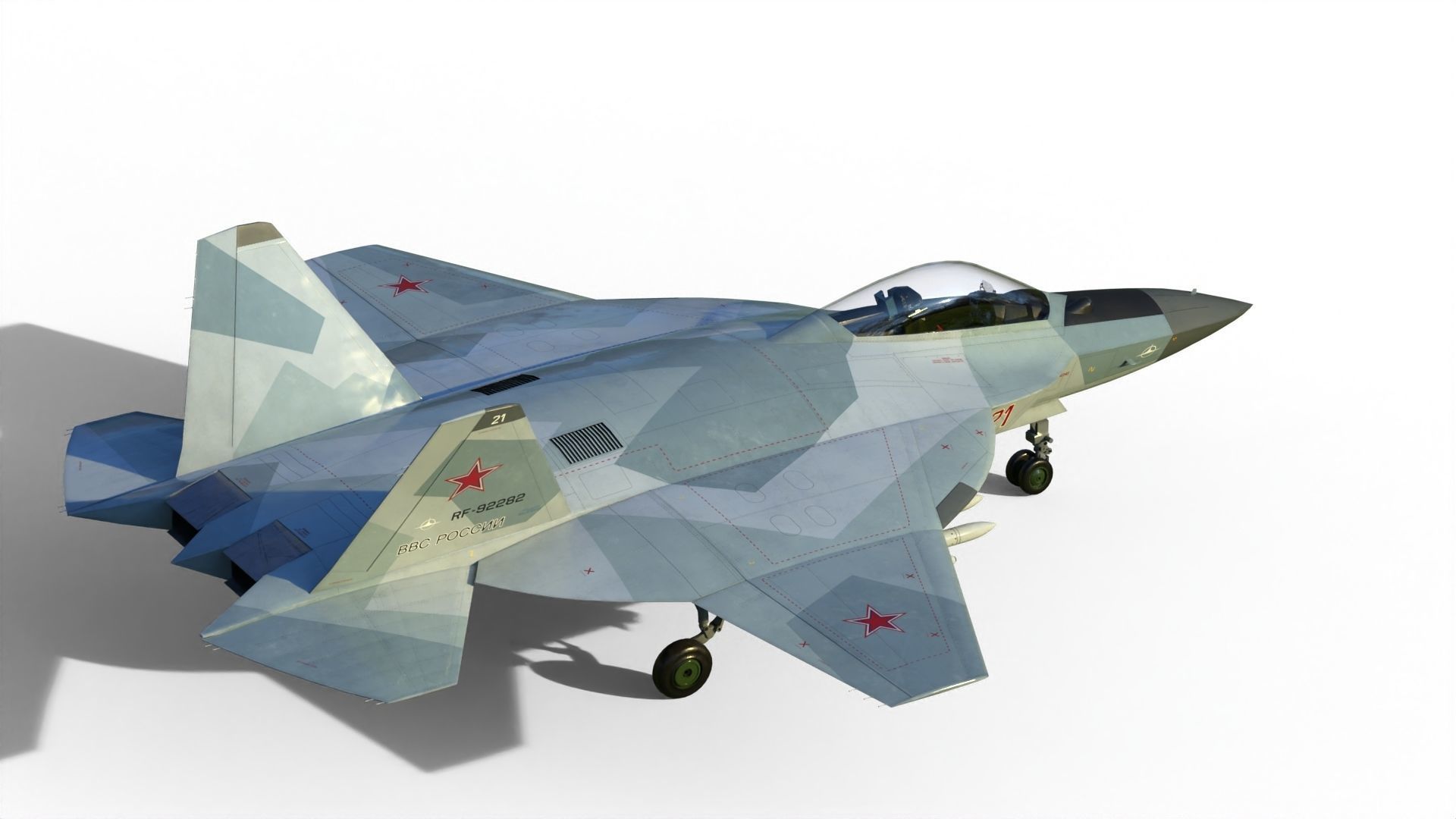 I-2000 LFS Integral-2010 Fighter jet 3D model_12