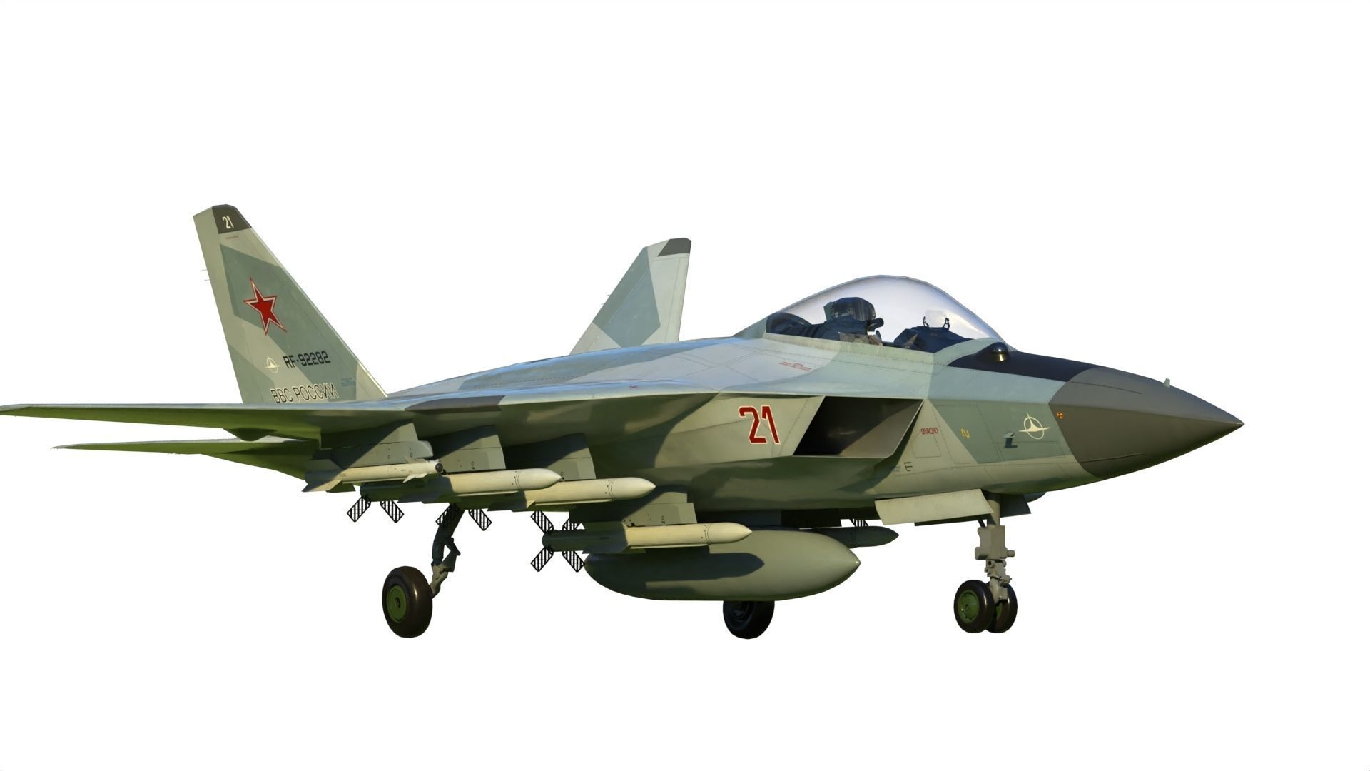 I-2000 LFS Integral-2010 Fighter jet 3D model_1