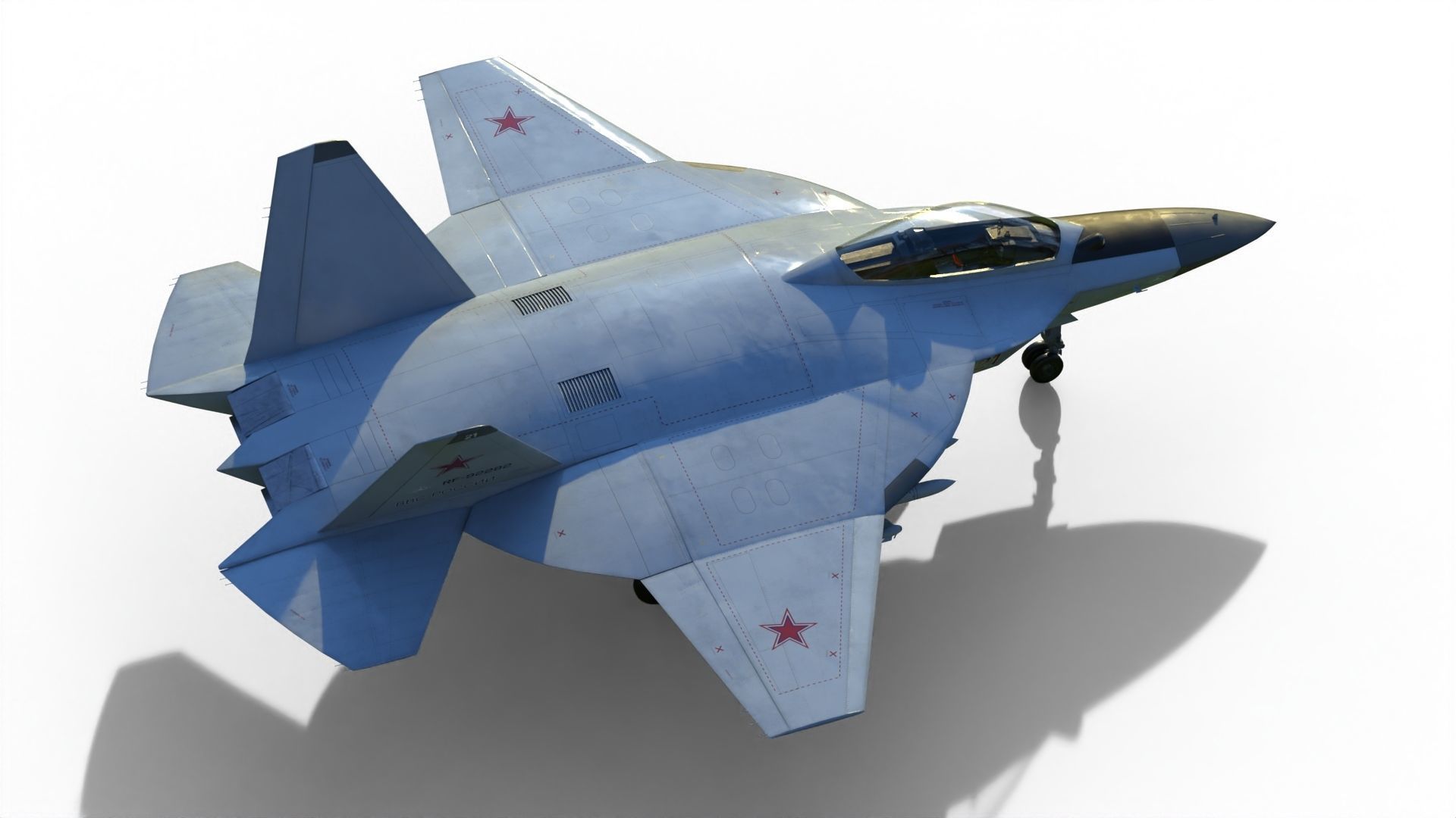 I-2000 LFS Integral-2010 Fighter jet 3D model_9