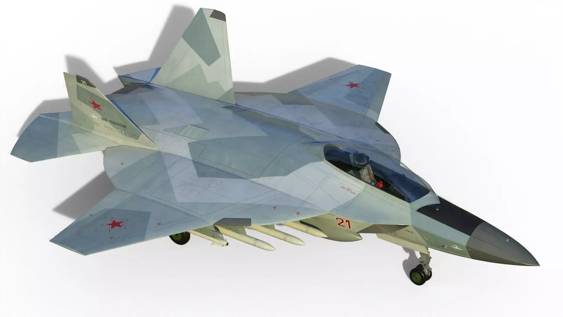 I-2000 LFS Integral-2010 Fighter jet 3D model_0
