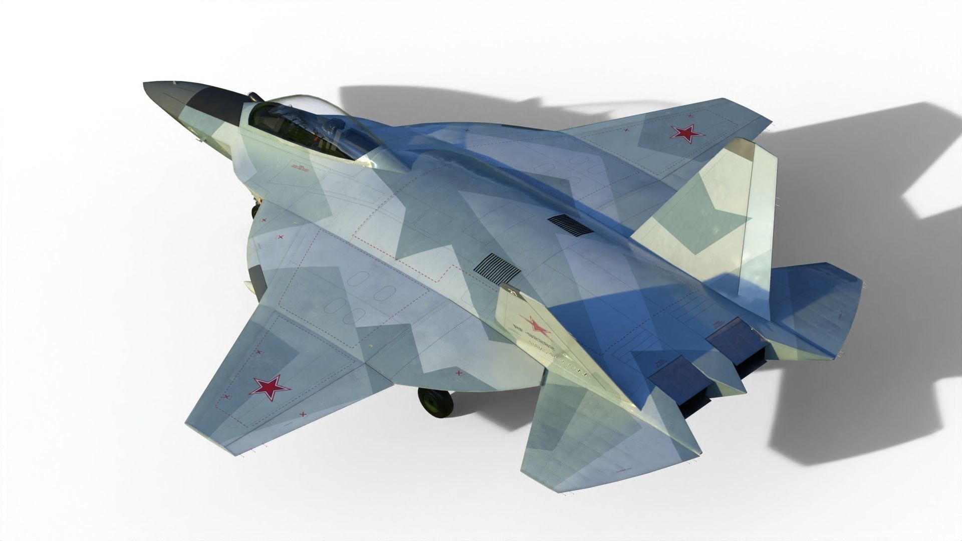 I-2000 LFS Integral-2010 Fighter jet 3D model_14