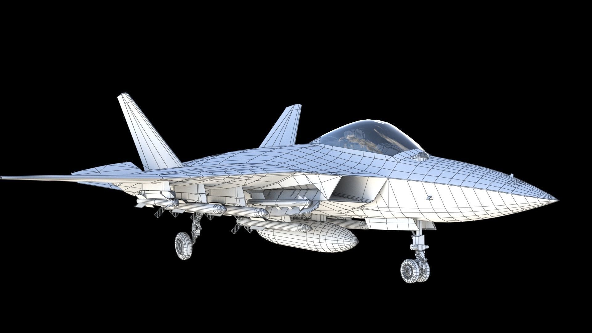 I-2000 LFS Integral-2010 Fighter jet 3D model_25