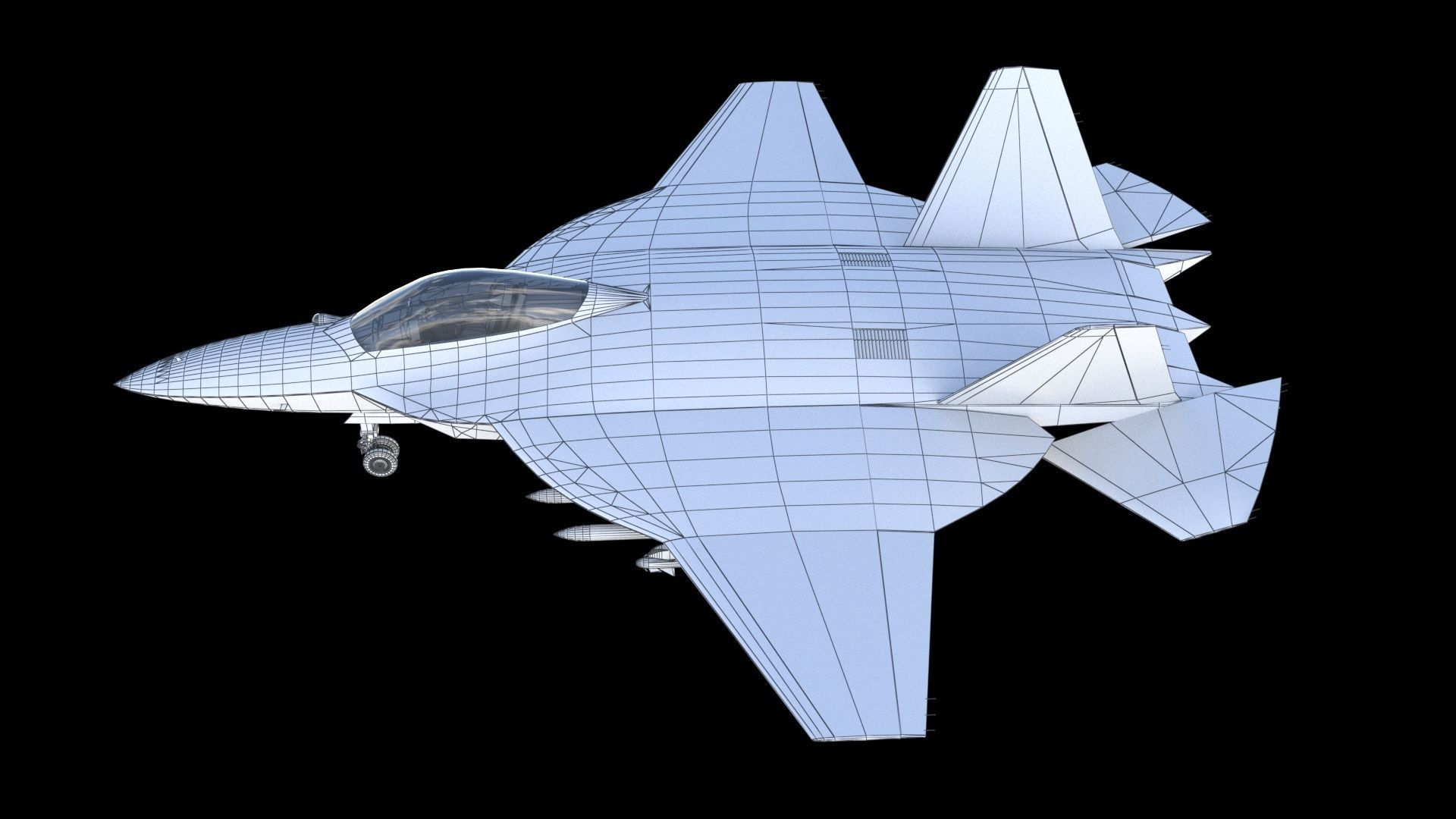 I-2000 LFS Integral-2010 Fighter jet 3D model_26