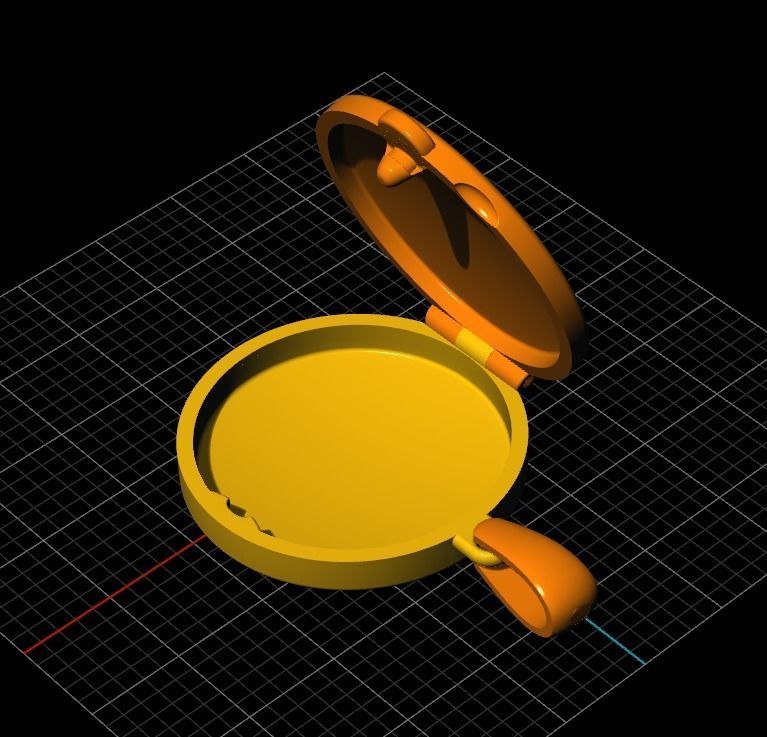 cap necklace 3D print model_8