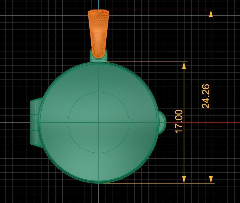 cap necklace 3D print model_6