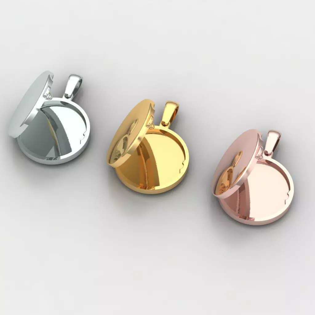 cap necklace 3D print model_0