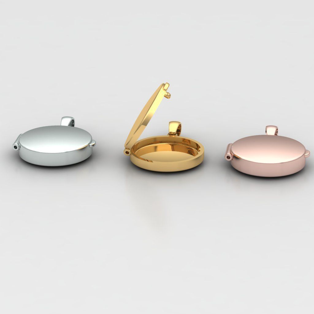 cap necklace 3D print model_3