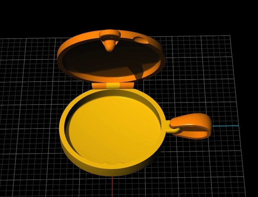 cap necklace 3D print model_10