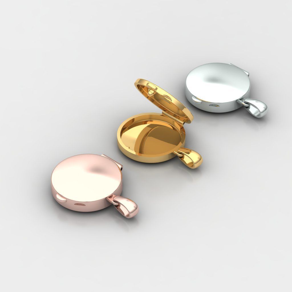 cap necklace 3D print model_1