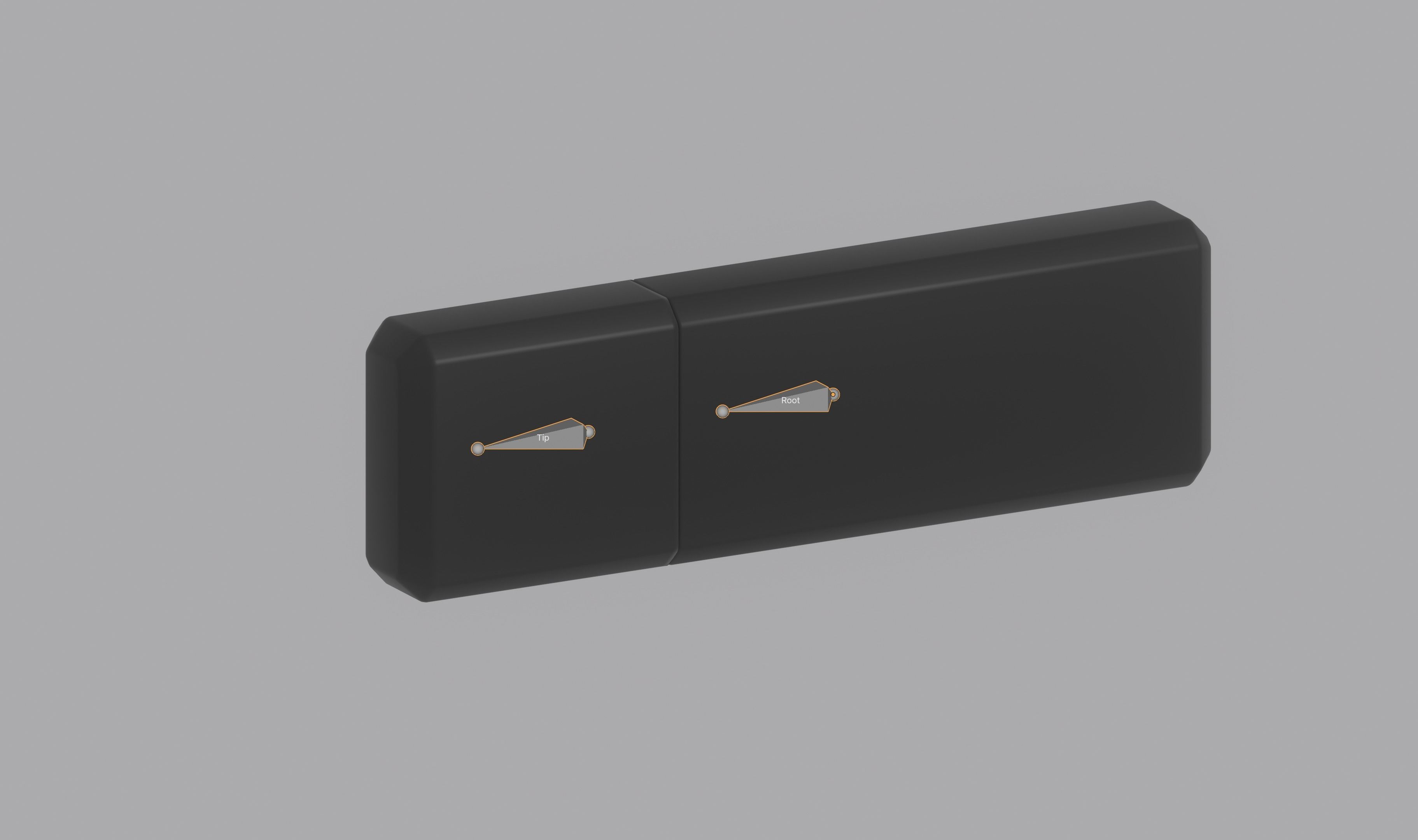 Usb Flash Drive Low-poly 3D model_11