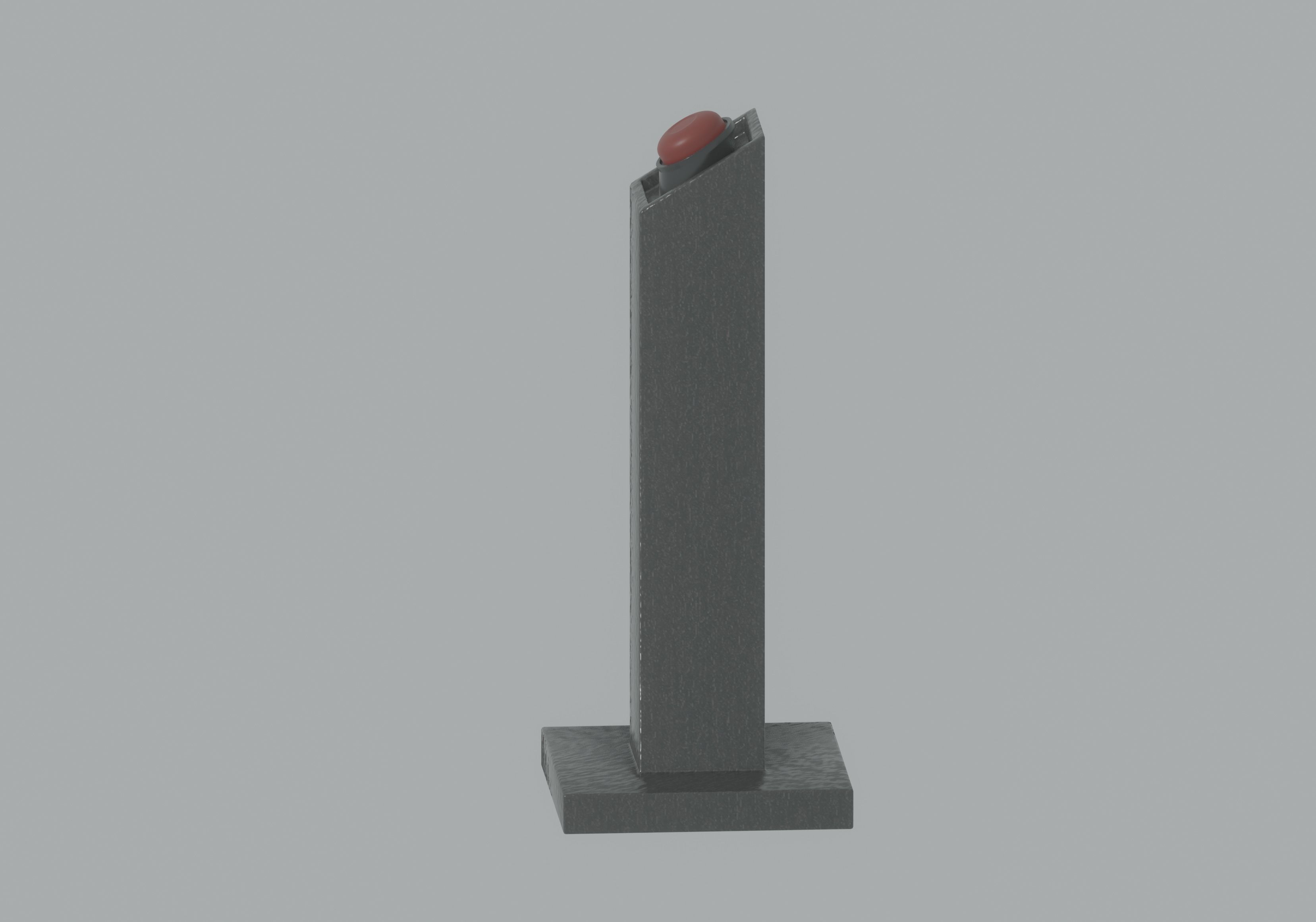 Pedestal Button 3D model_5