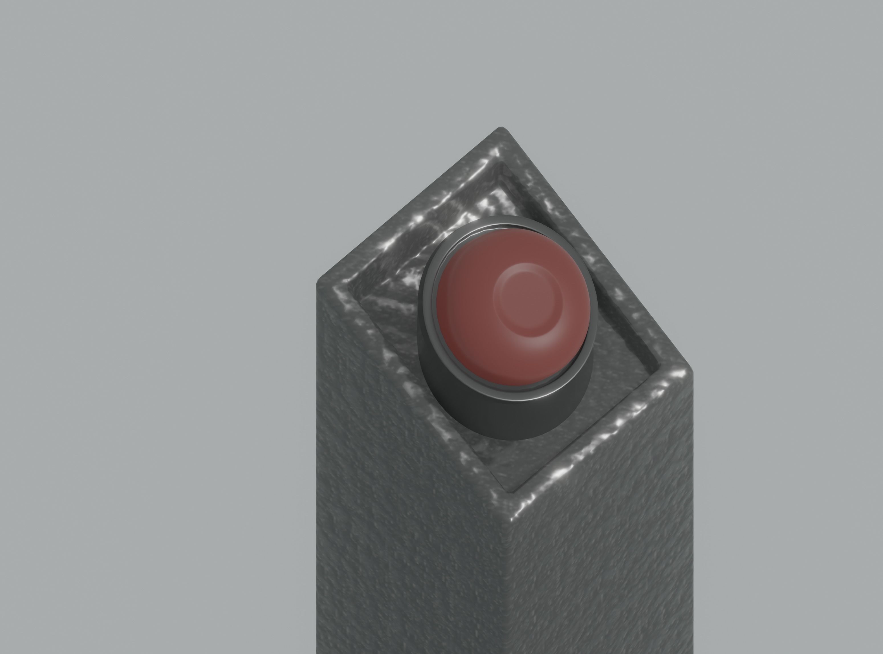Pedestal Button 3D model_8