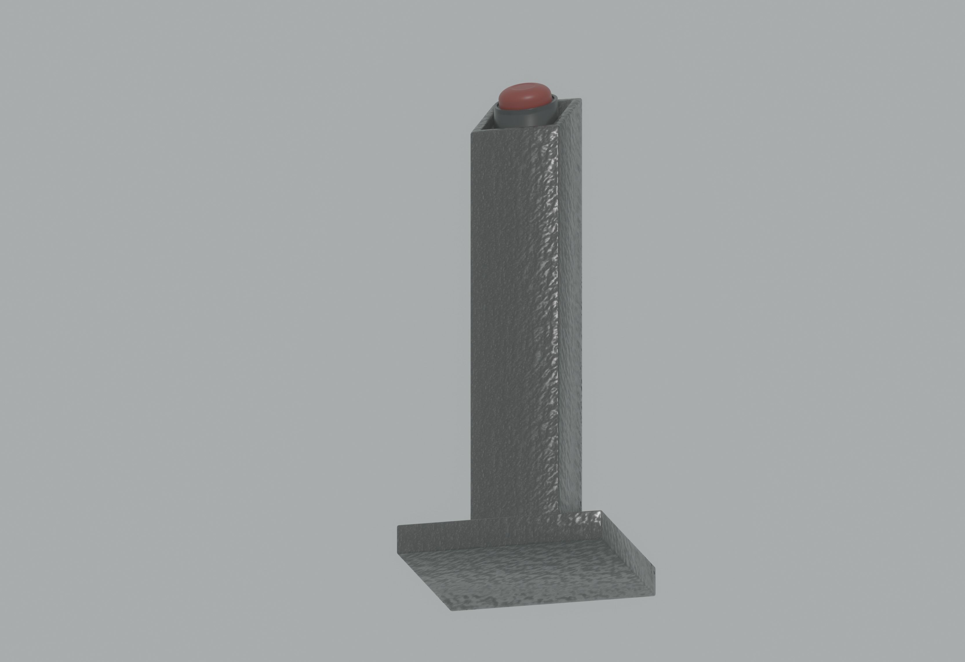 Pedestal Button 3D model_4