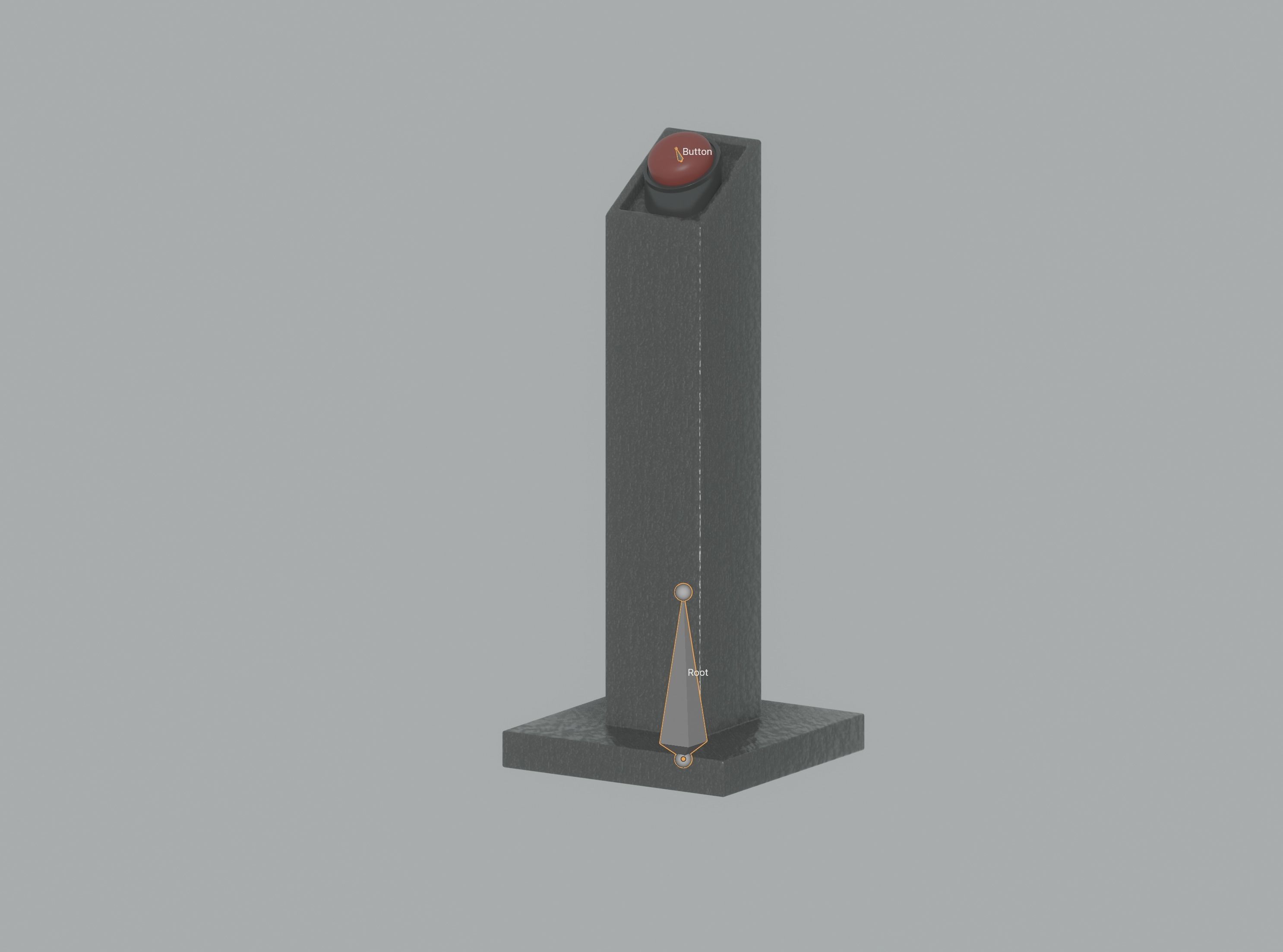 Pedestal Button 3D model_11