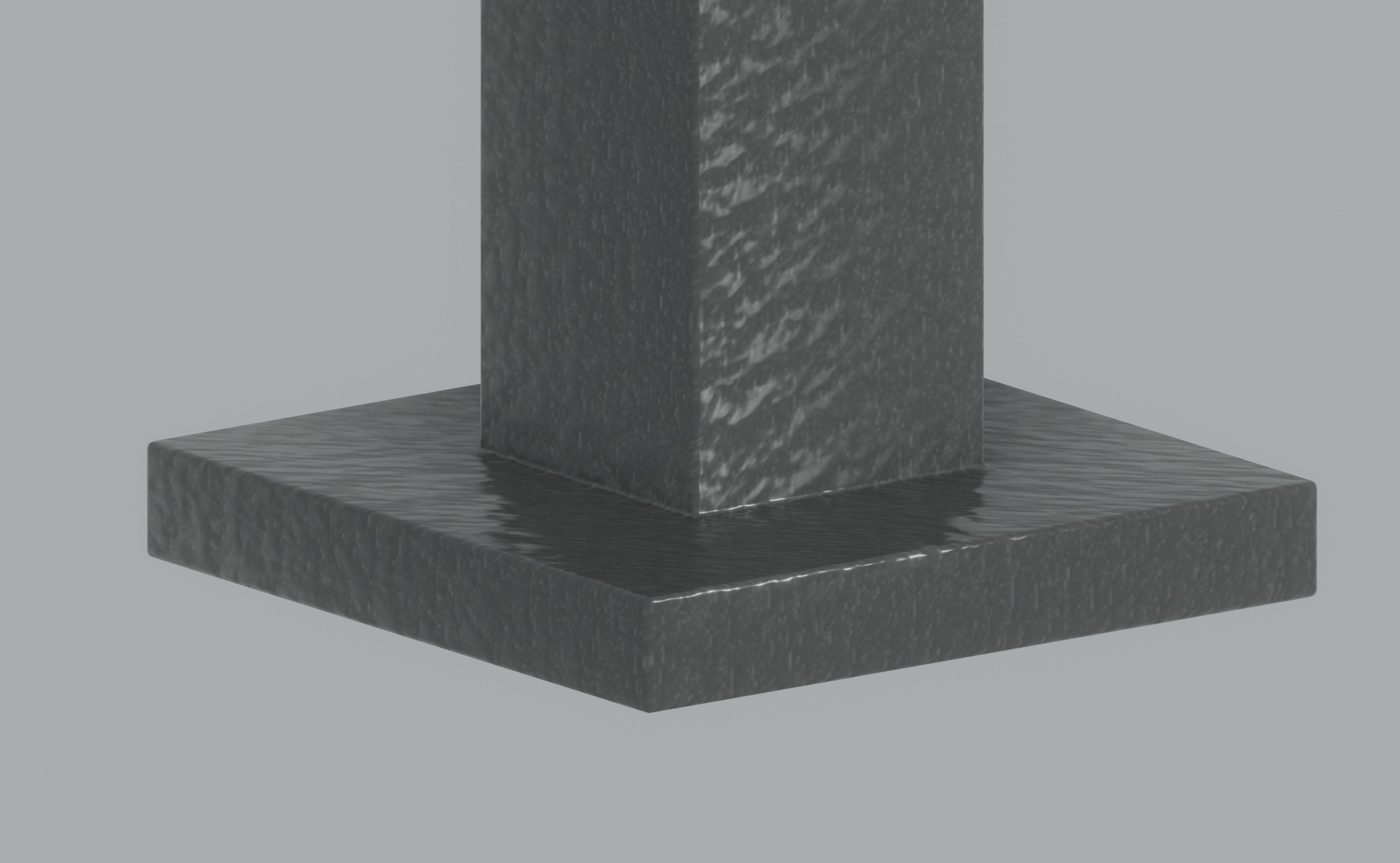 Pedestal Button 3D model_10