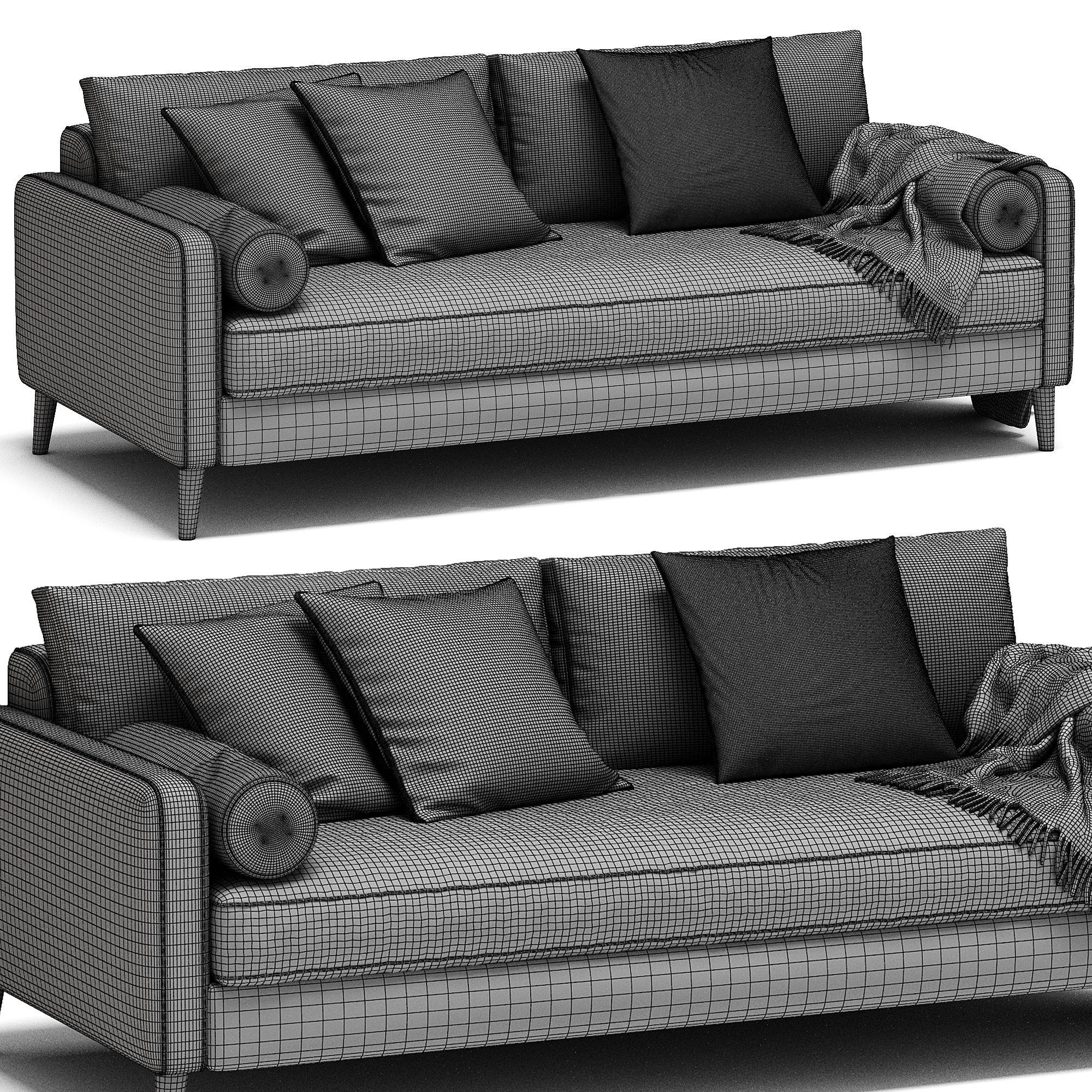 Sofa Irvin  3D model_7