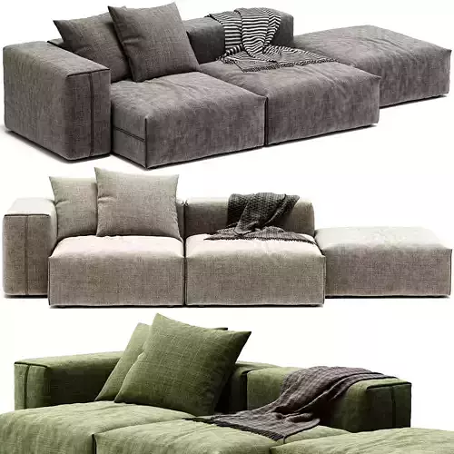 The Squish Sectional Sofa Ottoman