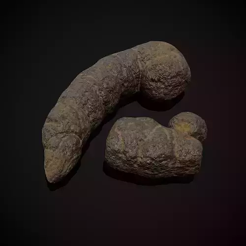 Dog Poop Low-poly 3D model