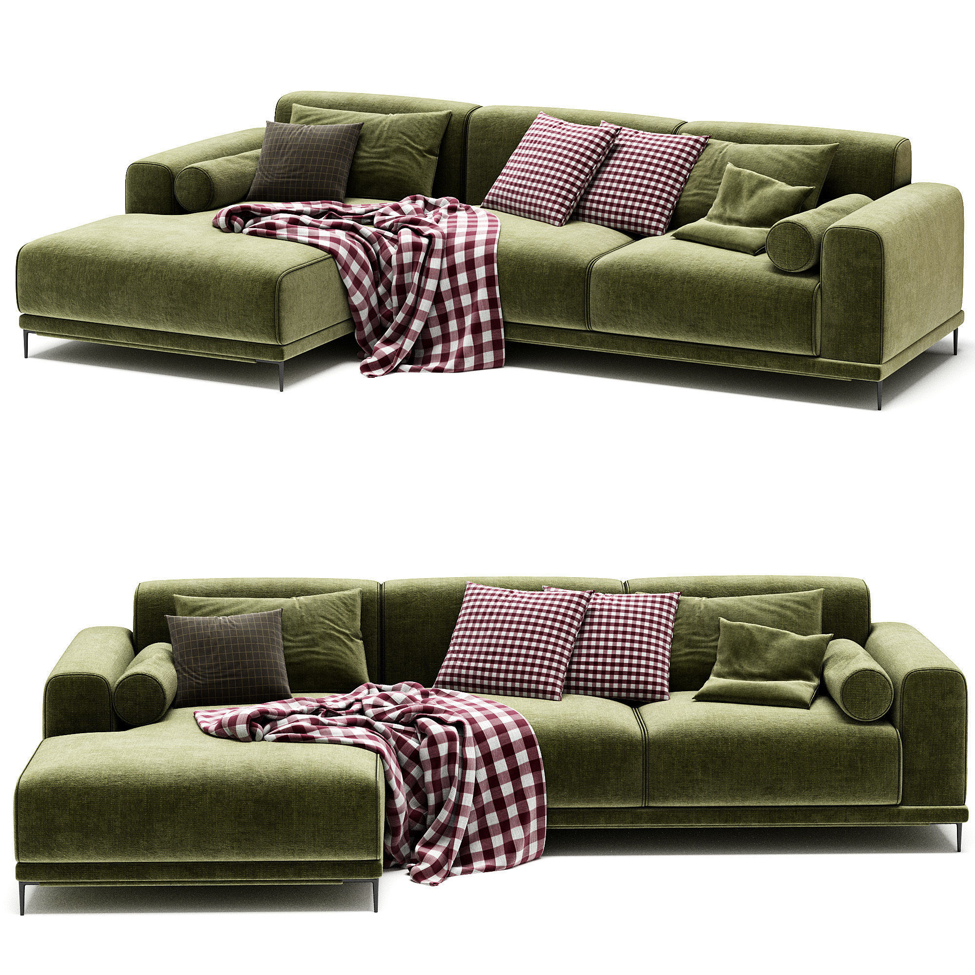 Marlet Corner Sofa 3D model_4