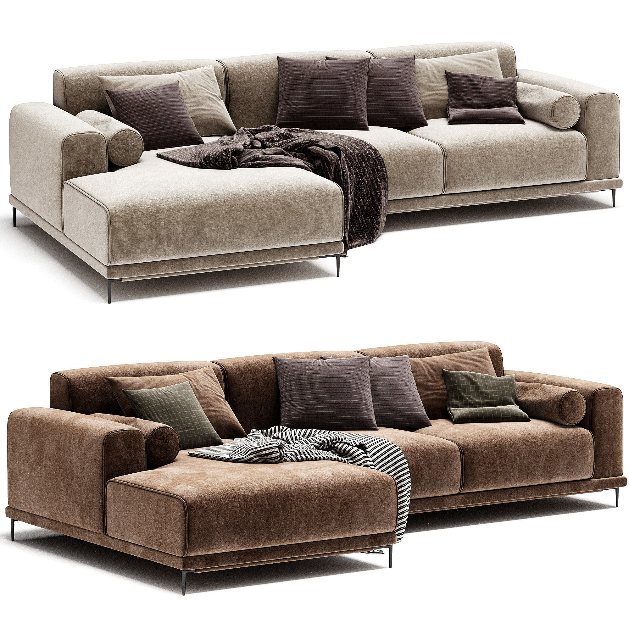 Marlet Corner Sofa 3D model_3