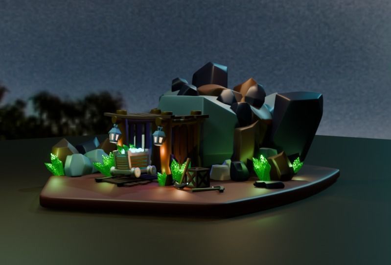 multifilim tunnel wagon 3D model_3