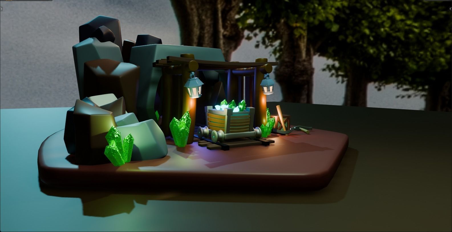 multifilim tunnel wagon 3D model_5