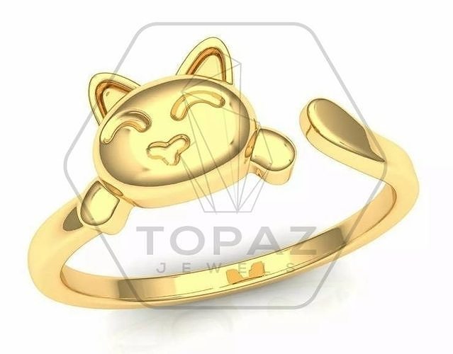 Cat Ring 3d print model 3D print model